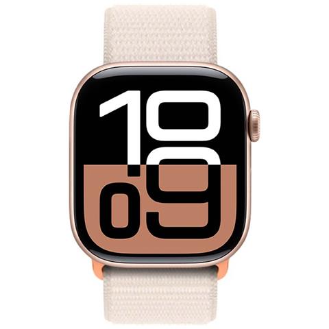 Bracciale Sport Per Apple Watch 38 / 42mm In Nylon Regolabile Ultra Sicuro, Argento - Foto 2