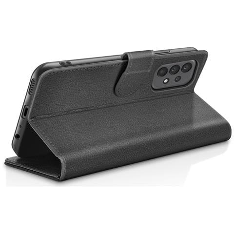 Custodia A Portafoglio Per Galaxy A23 4g / 5g Con Supporto E Linguetta Magnetica, Nero - Foto 2