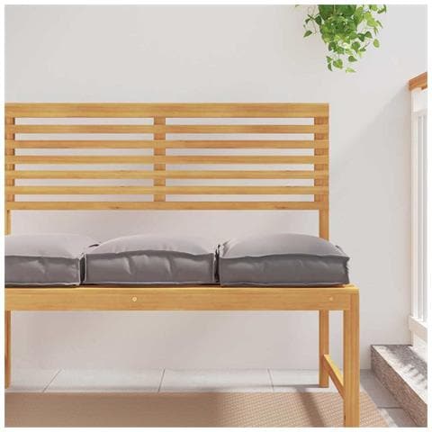 Cuscino per seduta pallet 4 pcs Grigio 40 x 40 x 8 cm - Foto 2
