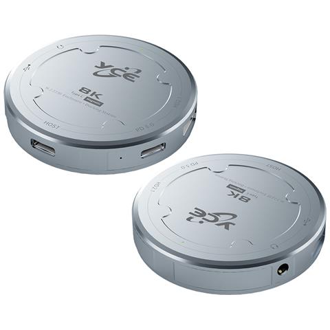 Convertitore V195j: Type-c A Pd3.0+m.2 Nvme+hd2.1+audio 3.5+usb2.0 Alloggiamento Magnetico Per Hard Disk - Foto 1