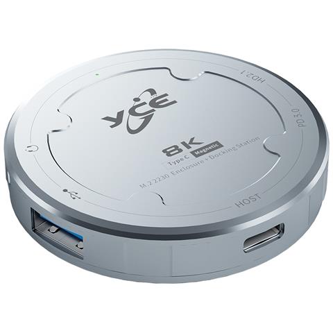 Convertitore V195j: Type-c A Pd3.0+m.2 Nvme+hd2.1+audio 3.5+usb2.0 Alloggiamento Magnetico Per Hard Disk - Foto 2