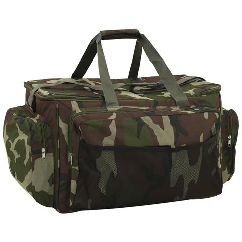 Borsa da Pesca Impermeabile Verde Mimetico in Tessuto Oxford - Foto 1