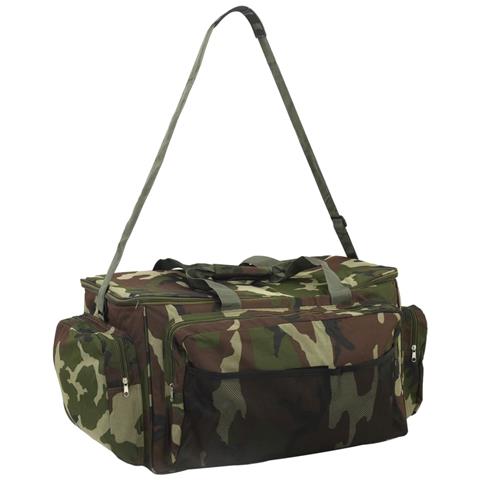 Borsa da Pesca Impermeabile Verde Mimetico in Tessuto Oxford - Foto 2