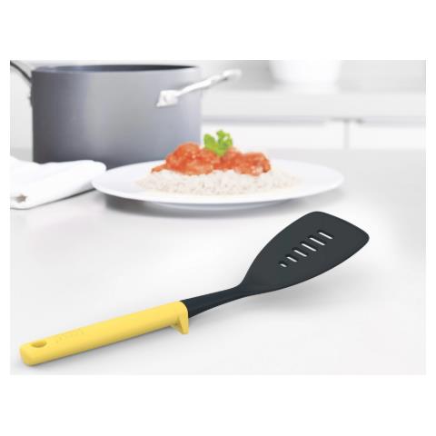 Spatola Duo Con Fessure Colore Giallo Design Moderno E Funzionale Ideale Per La Cucina Resistente Al Calore Perfetta Per Utensili Antiaderenti - Foto 2