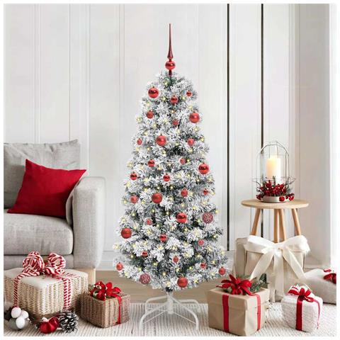 Albero di Natale Artificiale con Rami Pieghevoli 150 cm - Foto 2
