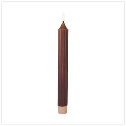Candela Led Senza Fiamma Serie Notte Scura Viola A Bastoncino Rigato - Luce Notturna Creativa - Foto 1