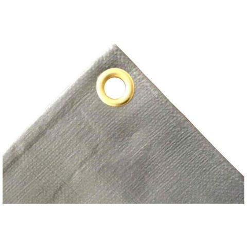 Telo Impermeabile 280 G/m² Grigio Telone Copertura Resistente 6x10 (60m²) - Foto 1