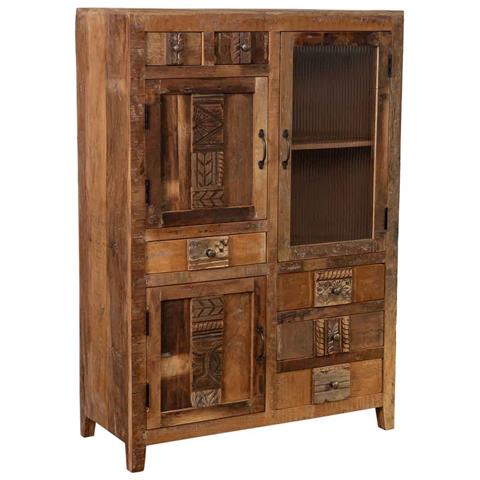 Vetrina In Legno Naturale 100x43x148 - Foto 1