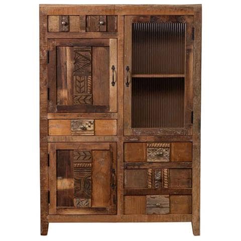 Vetrina In Legno Naturale 100x43x148 - Foto 2