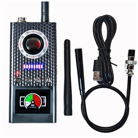 K66 Scanner Di Segnali Gsm Gps Emf Rilevatore Di Telecamere Nascoste Microspie Per Privacy E Sicurezza Localizzatori Gps Auto, Controllo Casa E Ufficio Sistema Ai Integrato Intelligente - Foto 1