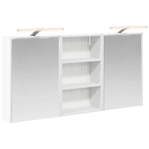 Set di Armadi da Bagno con lo scaffale 3 pcs 126 x 16 x 62.5 cm - Foto 1