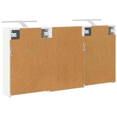 Set di Armadi da Bagno con lo scaffale 3 pcs 126 x 16 x 62.5 cm - Foto 9