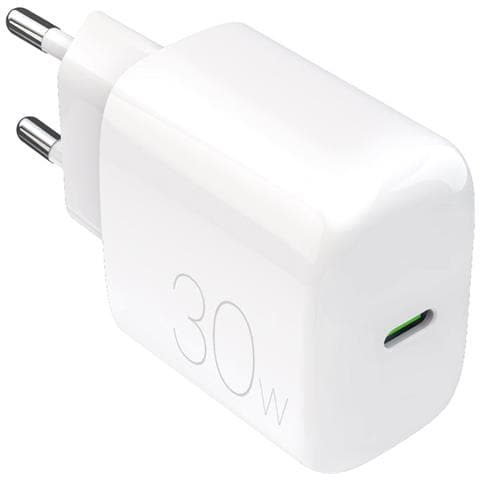 PUTCUSBC30WDYWHI Caricabatterie per dispositivi mobili Universale Bianco AC Ricarica rapida Interno - Foto 1