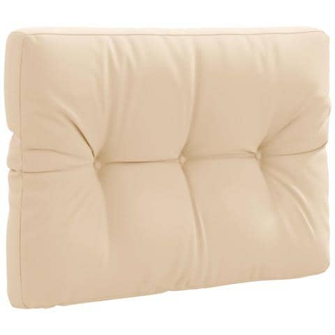 Cuscino per schienale di pallet VIANEN 100% Poliestere Crema - Foto 1
