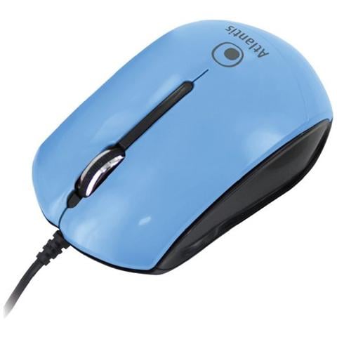 Mouse X Nb Usb Atlantis P009-km23-bl Ottico 3tasti+scroll Mini Size Blu Ean 8026974017266 -garanzia 2 Anni- - Foto 1
