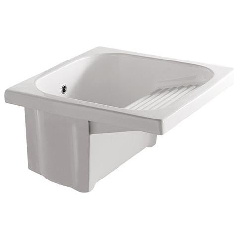 Lavatoio Osiride Bianco 60x60xh40 Cm - Bianco - Foto 1