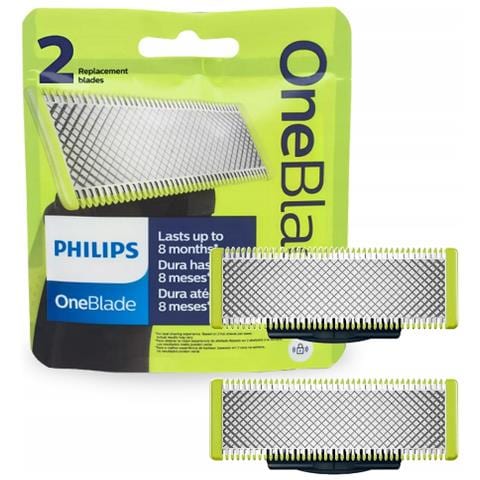 Confezione da 2 Lame di Ricambio Per One Blade Pro Philips QP220/55 QP220 - Foto 2