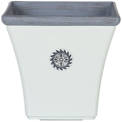 Vaso Di Fiori Bianco 37 X 37 X 35 Cm Elateia - Foto 24