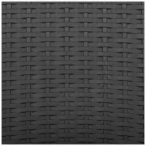 Sedia Da Giardino In Rattan-grigio Grafite Set Di 4 Pz Fossano - Foto 22