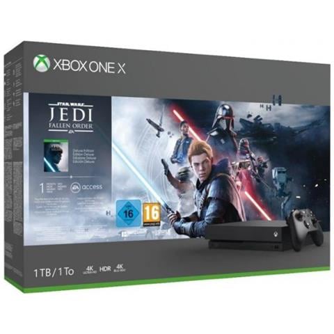 Xbox One X Star Wars Jedi: Fallen Order Bundle Nero 1000 Gb Wi-fi - Foto 1