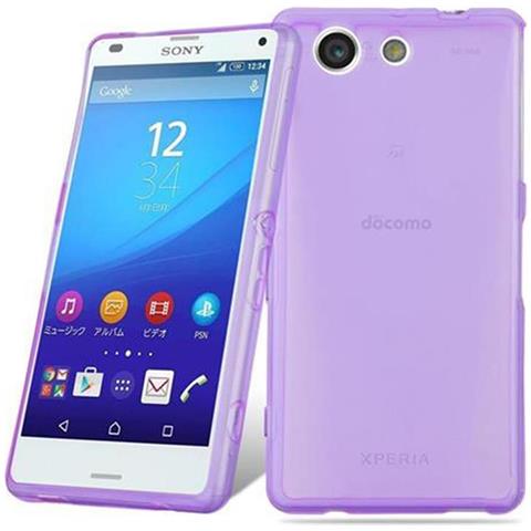 Custodia Compatibile Con Sony Xperia Z4 Mini / Z3 Plus Compact In Viola Trasparente - Coperchio Protettivo In Silicone Tpu Flessibile - Foto 7