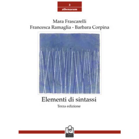 Mara Frascarelli - Elementi di sintassi - Foto 1