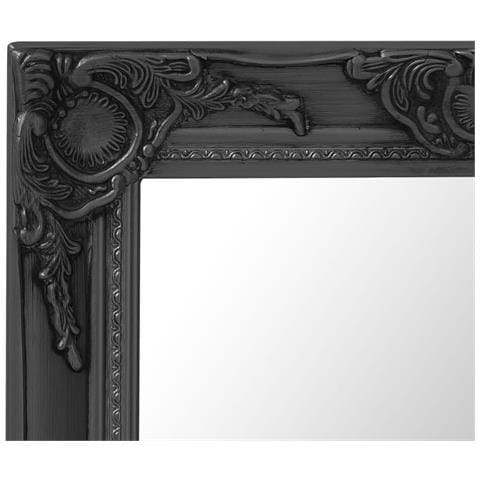 Specchio Da Parete Stile Barocco 50x50 Cm Nero - Foto 6