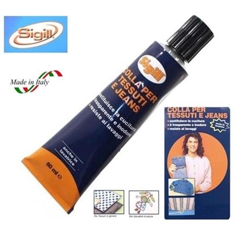 Colla X Tessuti E Jeans Trasparente Inodore Resistente Lavatrice Italy - Foto 1