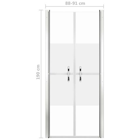 Porta per Doccia in ESG Semi-Satinato 91x190 cm - Foto 2