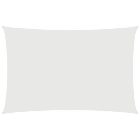 Parasole a Vela Oxford Rettangolare 4x7 m Bianco - Foto 1