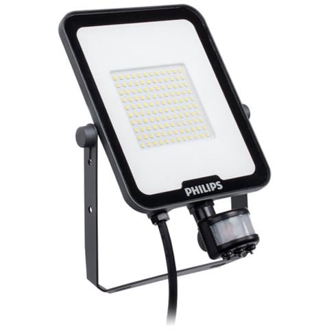 Proiettore Led 50w Con Sensore Di Movimento Ip65 Ledinaire Mini Bvp164 G3 Bianco Naturale 4000k 263x173x53 Mm Vetro - Foto 1