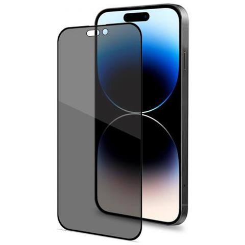 Privacy Full Glass Iphone 14 Pro Vetro Temperato Privacy 2-way Black - Foto 1