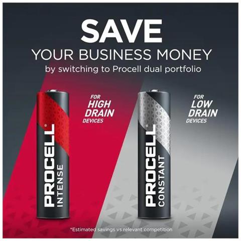 Battery Duracell Procell Constant Mono, D, Lr20, 1.5v (10-pack) - Foto 3