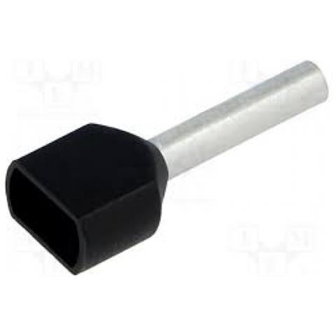 Terminale Bussola Din Nero 2x1,5mm - 00657 - Foto 1
