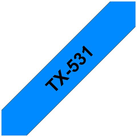TX-531 nastro per etichettatrice Nero su blu - Foto 1
