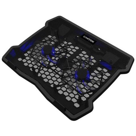 Ns03 Base Di Raffreddamento Per Notebook 39,6 Cm (15.6"") 1000 Giri /min Nero - Foto 1