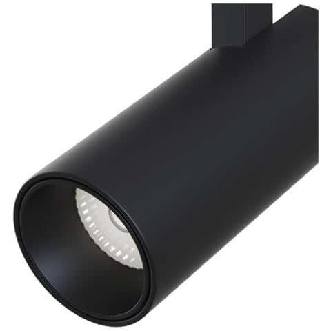 Faretto Focus Led Per Binario Moderno Alluminio Nero Luce Naturale 15w - Foto 2