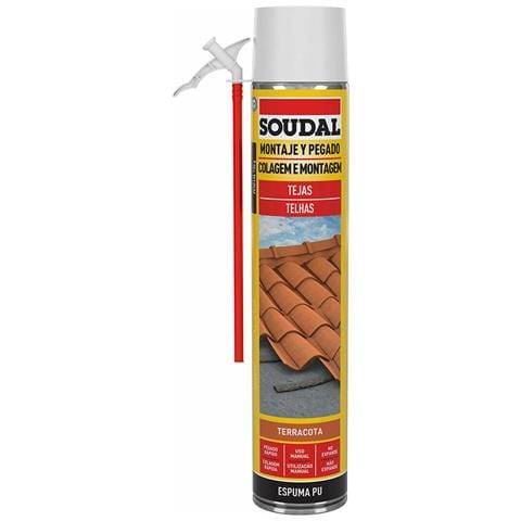Schiuma Soudal Poliuretano Tetto Rosso 750 Ml - Foto 1