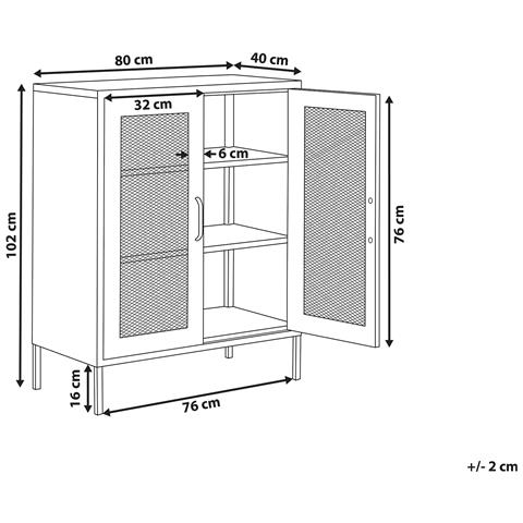Armadio Wakatipu Metallo Rosso - Foto 2