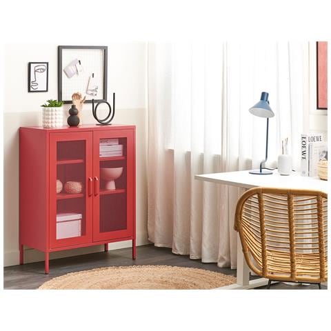 Armadio Wakatipu Metallo Rosso - Foto 1