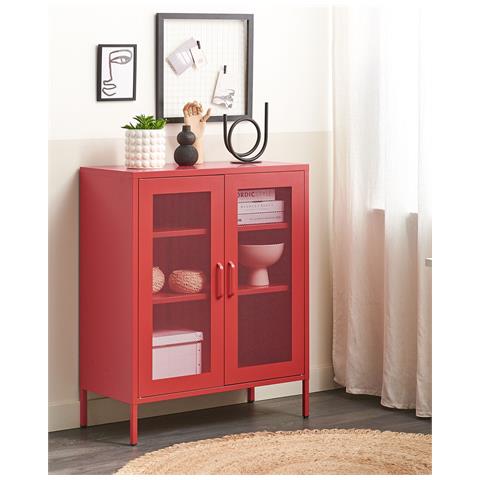 Armadio Wakatipu Metallo Rosso - Foto 7