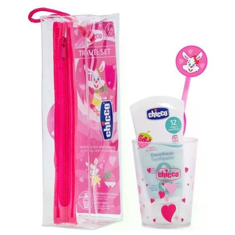 Set Igiene Orale 120991 Hippo 36m+ Fucsia - Foto 1
