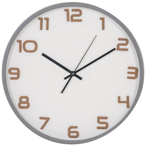 Orologio Da Parete Greenwich - Grigio - Vetro - 4,5x35x35 Cm - Foto 1