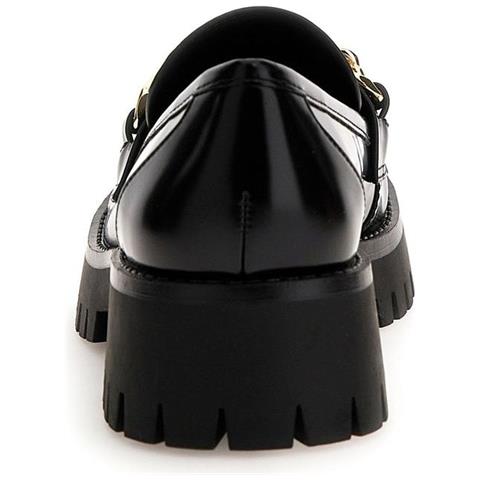 Fltalmele14 Almosty Mocassino College Scarpe Fashion Pelle Nero Nero 38 - Foto 4