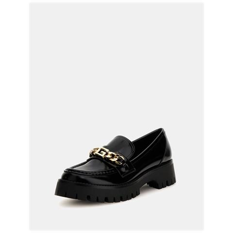 Fltalmele14 Almosty Mocassino College Scarpe Fashion Pelle Nero Nero 38 - Foto 1