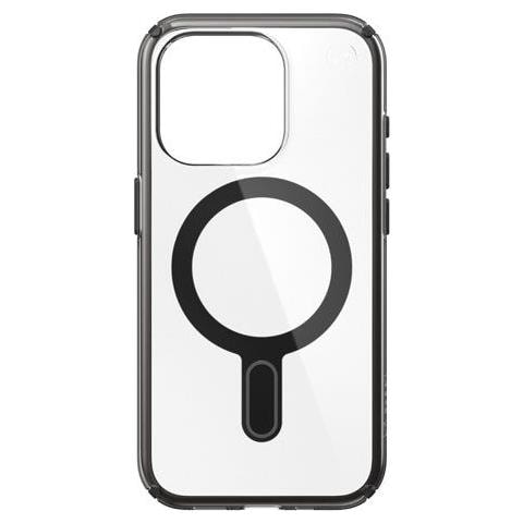 Cover Per Iphone 15 Pro Magsafe Presidio Perfect-clear Click-lock, Nero Transparente - Foto 1