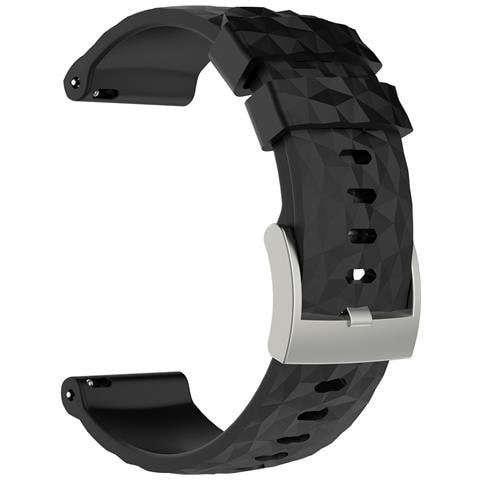 Cinturino In Silicone Per Suunto Spartan Sport Polso Hr Baro Black - Foto 1