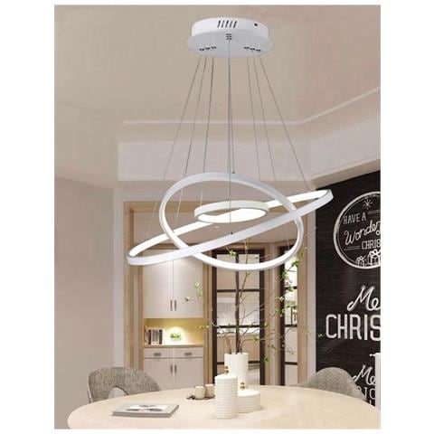Lampadario A Sospensione 51 Watt Led 3 Tonalita Luce Bianca Calda Naturale - Foto 1