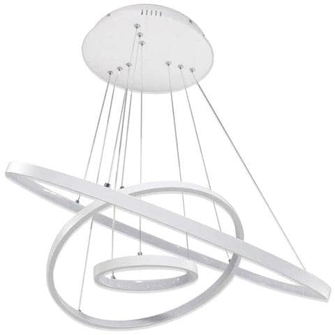 Lampadario A Sospensione 51 Watt Led 3 Tonalita Luce Bianca Calda Naturale - Foto 2