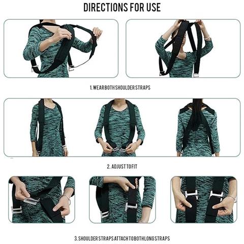 Cinghie Di Trasporto Per Sollevamento Pesi (set Da 2) Black - Foto 3